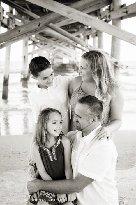 Oak Island NC Family Photographer, beach portraits, family session. oak island pier