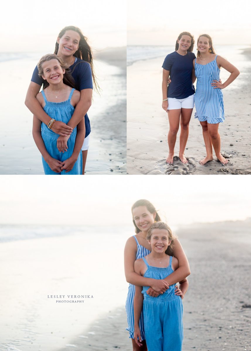 family photos, beach portraits, Oak Island NC family photographer