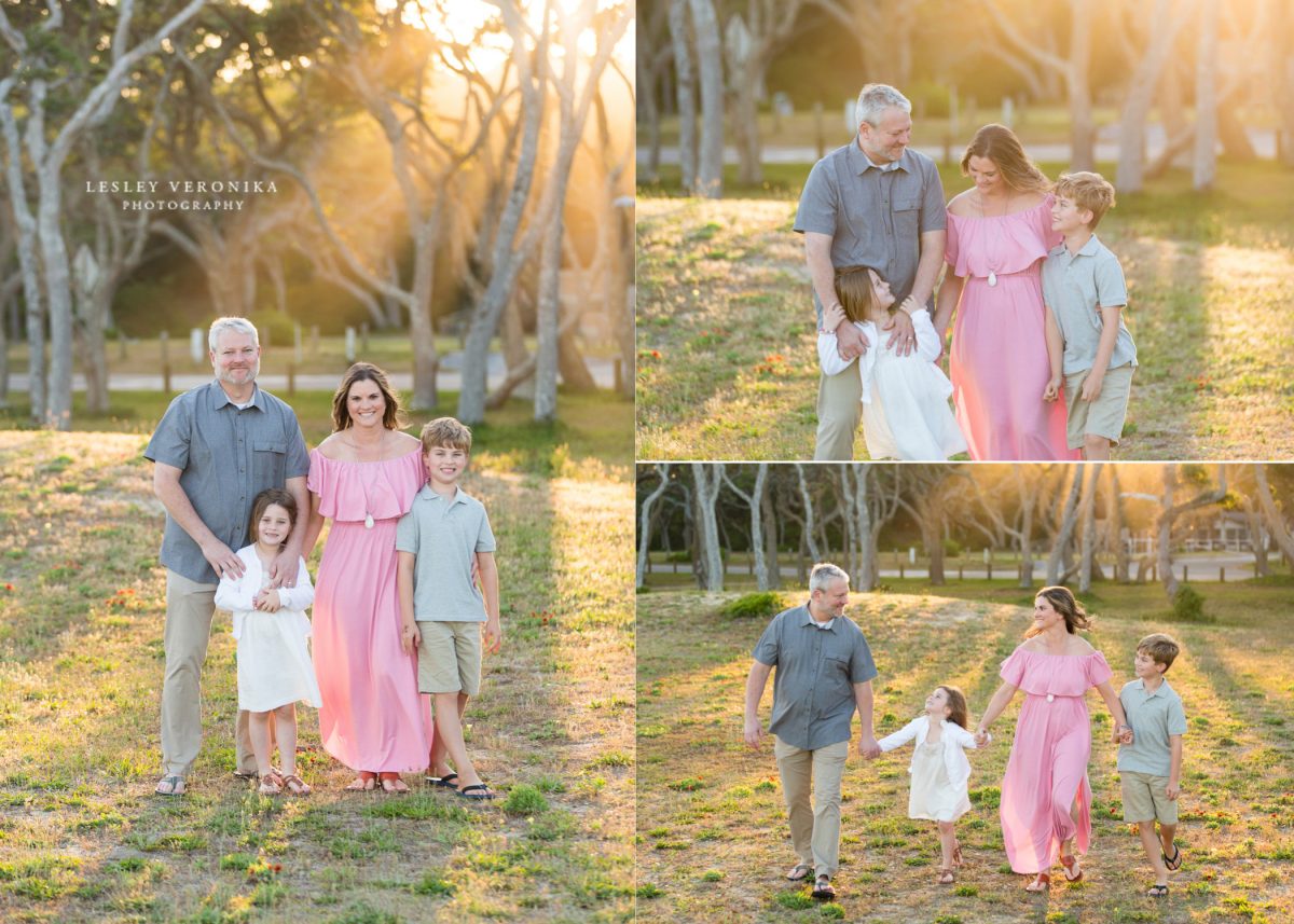 family photos, beach session, Fort Fisher NC family photographer