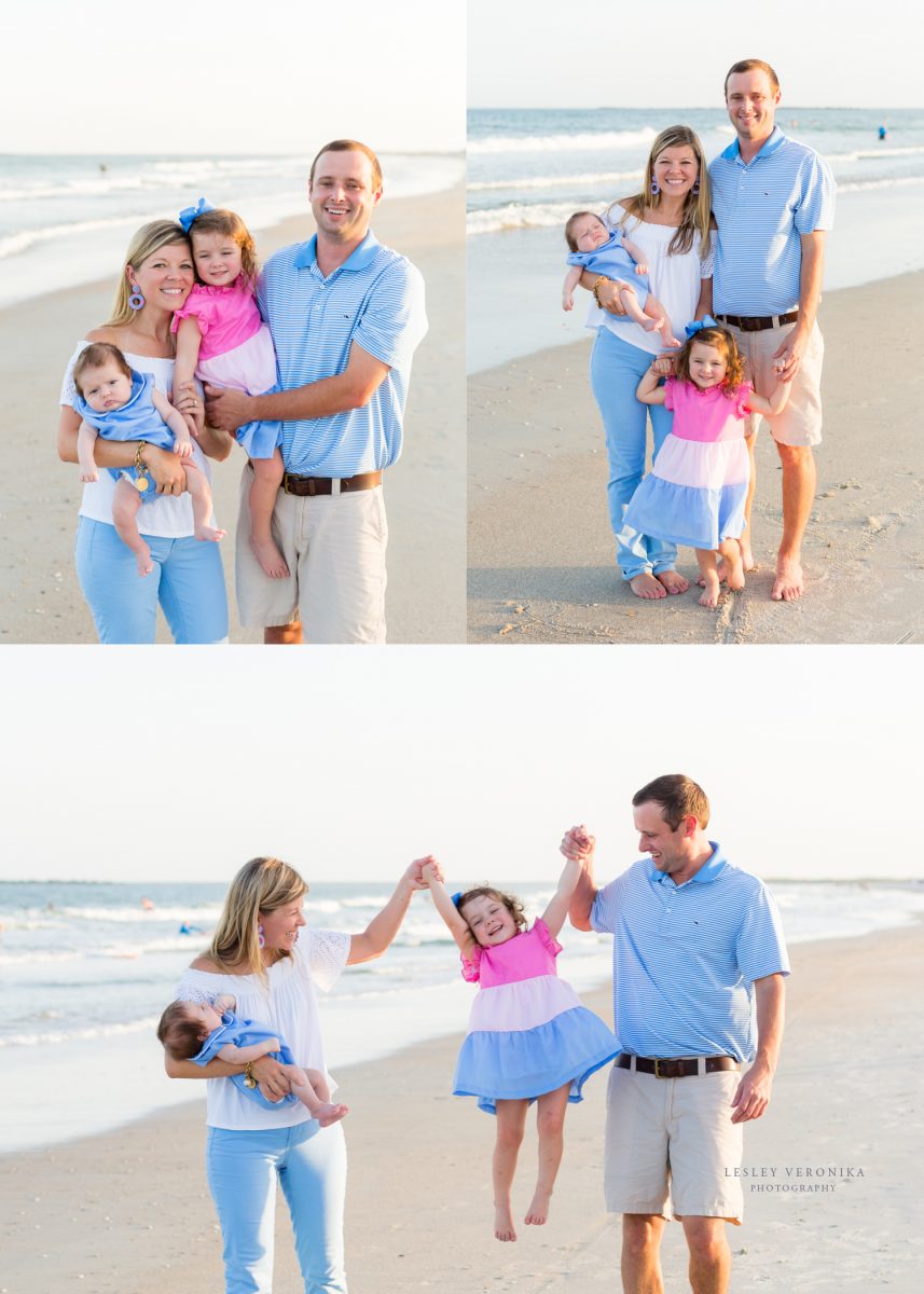 family photos, beach portraits, Wrightsville NC family photographer