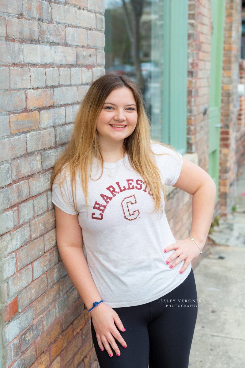 Downtown Wilmington NC senior session, Wilmington NC photographer, senior portraits, senior photos