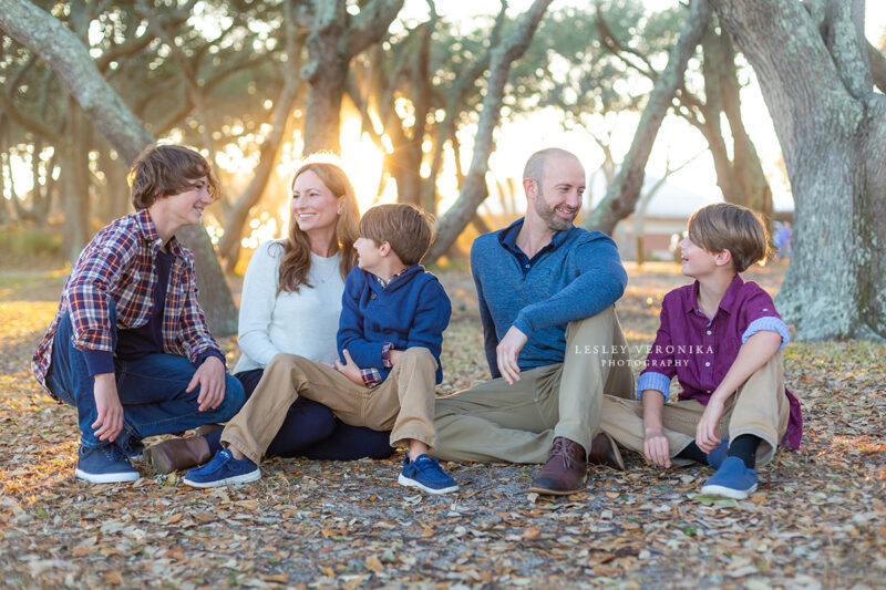 Family portraits, fort fisher, family of five, wilmington nc, kure beach nc, family photographer