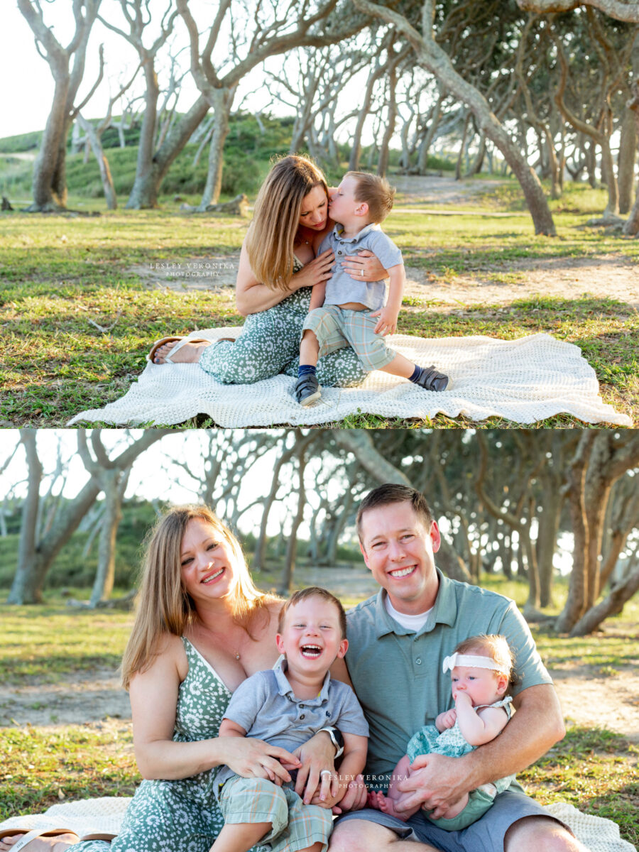 Fort Fisher Family Portraits, family photos, Kure beach NC family photographer