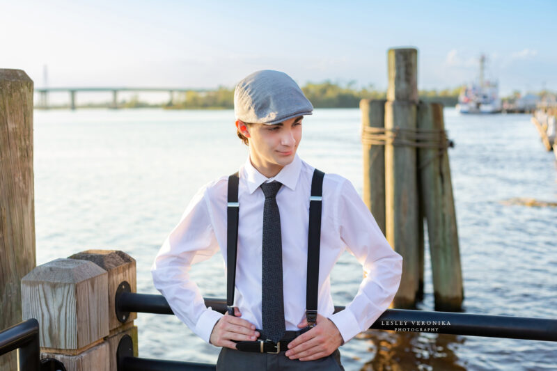 guy senior session, wilmington nc senior session, downtown wilmington portraits