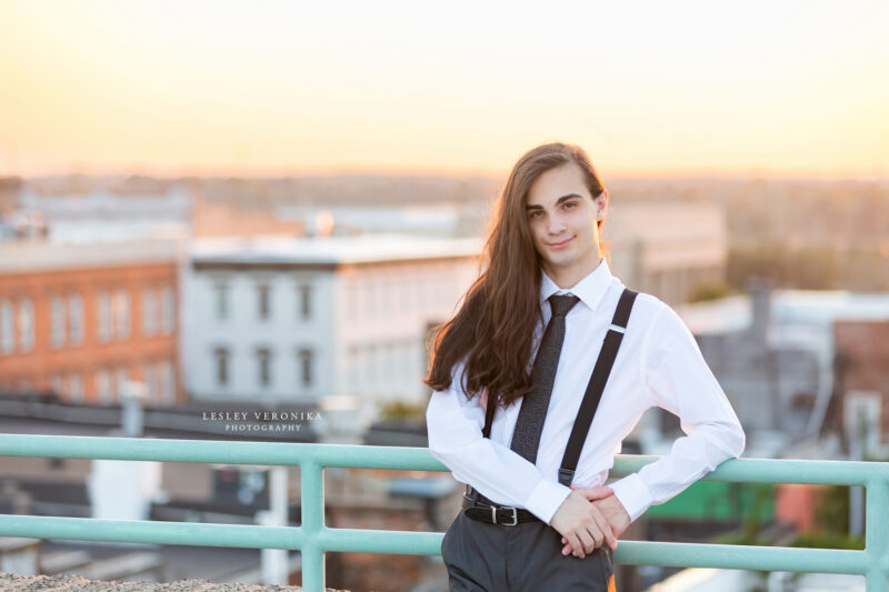 guy senior session, wilmington nc senior session, downtown wilmington portraits