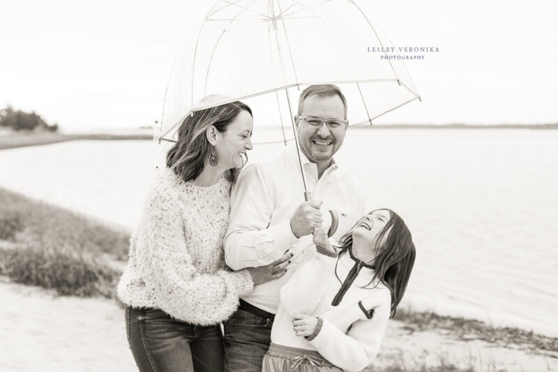 family photographer, family of three, carolina beach state park session