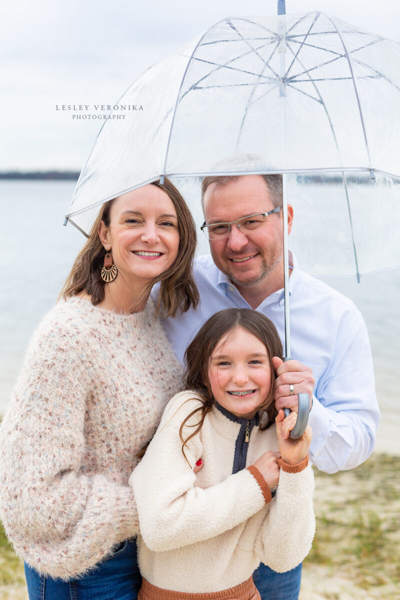 family photographer, family of three, carolina beach state park session