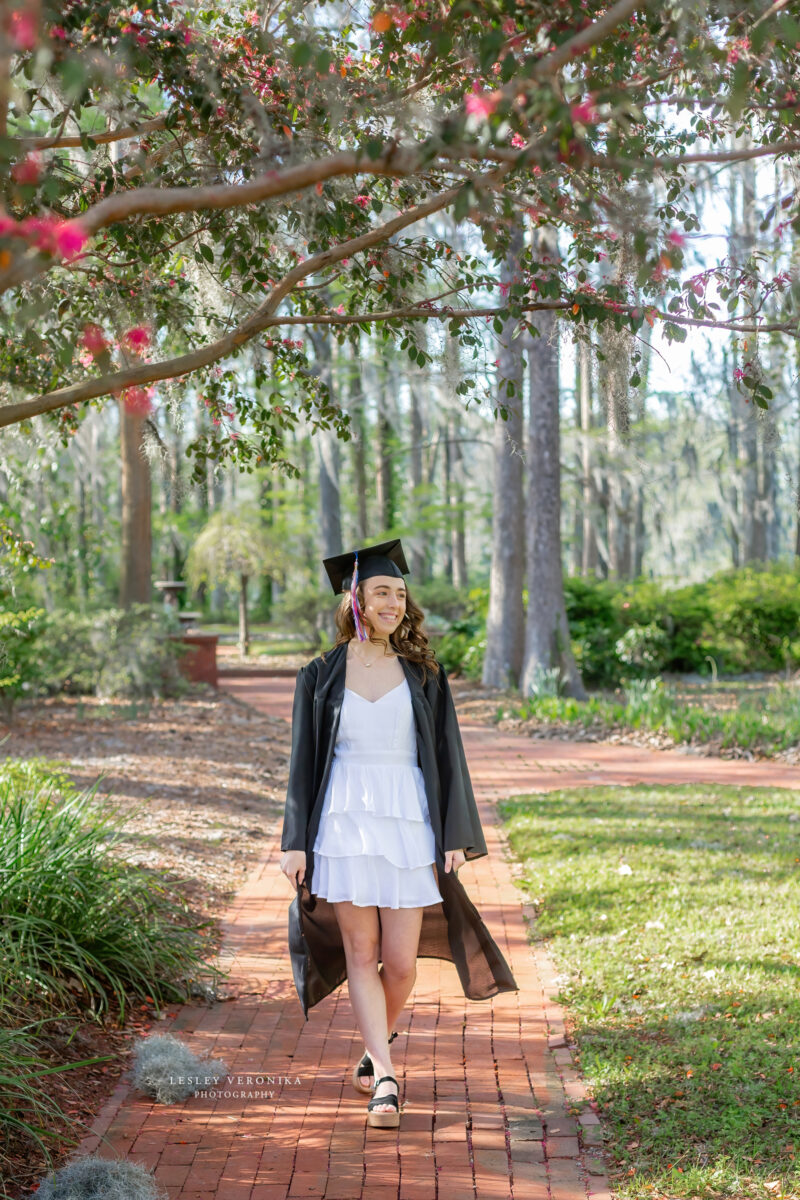 cap and gown, wilmington nc senior session, wilmington christian academy, senior portraits, ilm