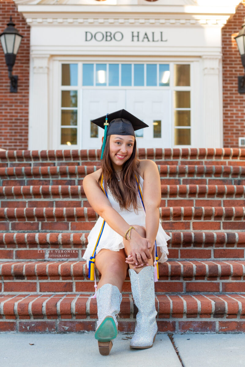 UNCW, graduation portraits, grad, cap and gown session, college graduation, University of North Carolina at Wilmington, ILM, Wilmington NC