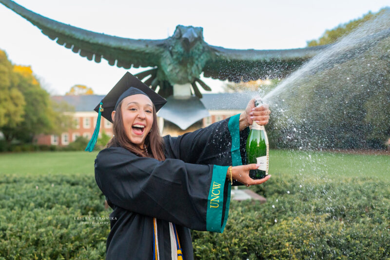 UNCW, graduation portraits, grad, cap and gown session, college graduation, University of North Carolina at Wilmington, ILM, Wilmington NC