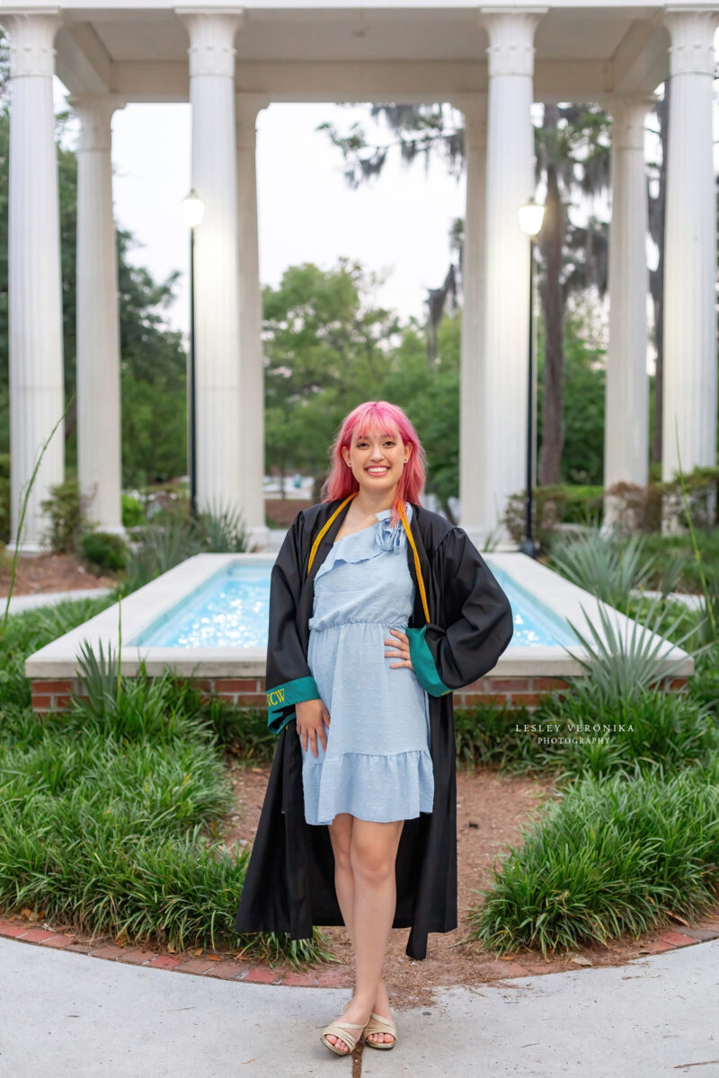 UNCW, graduation senior portraits, wilmington nc, graduation, cap and gown, University of North Carolina at Wilmington