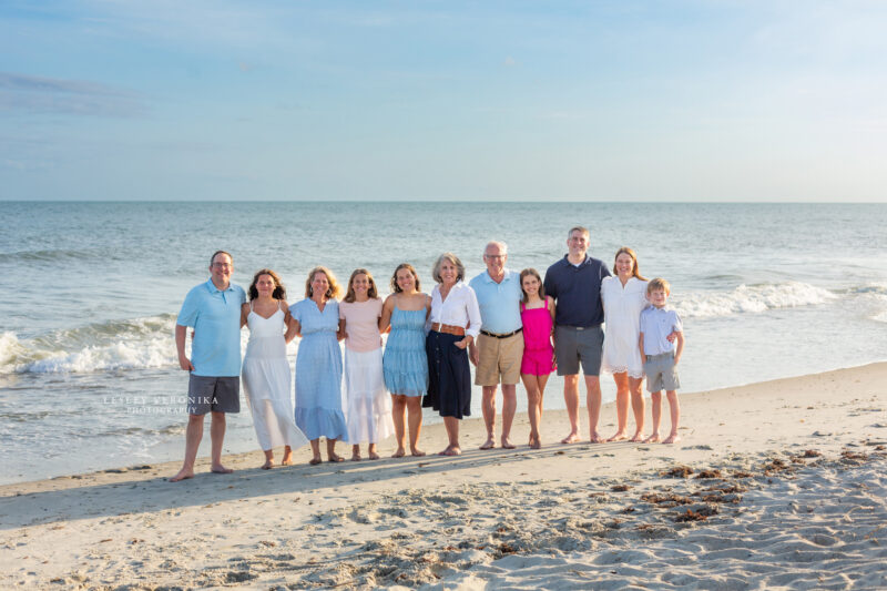 Family session, family photography, oak island photographer, beach portraits