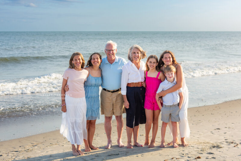 Family session, family photography, oak island photographer, beach portraits