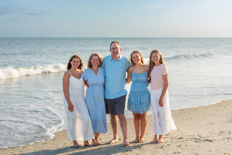 Family session, family photography, oak island photographer, beach portraits