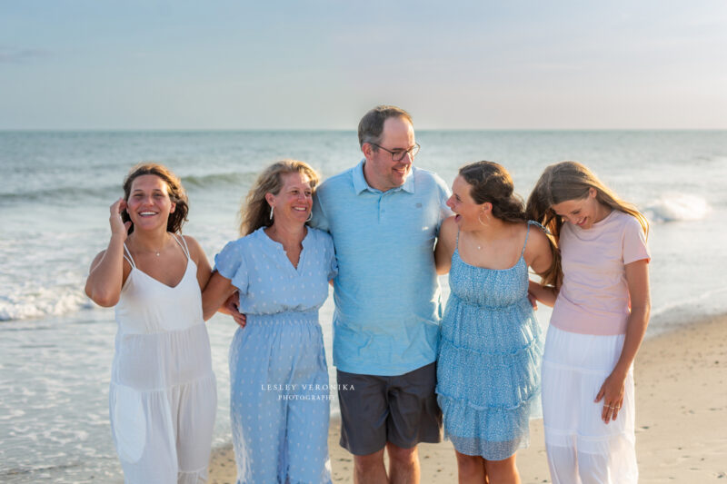 Family session, family photography, oak island photographer, beach portraits