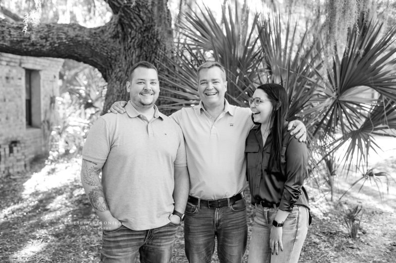 adult child, father daughter portrait, bald head island nc, father son portrait