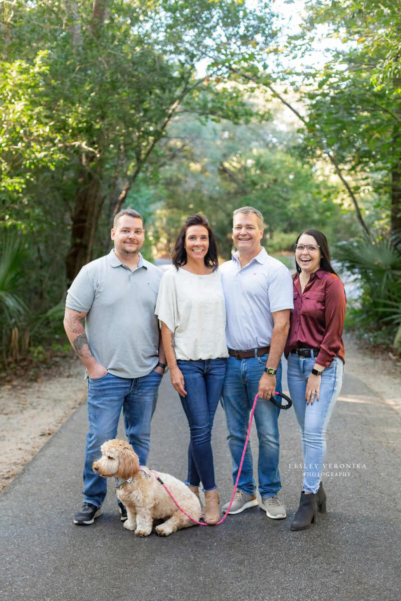 bald head island nc, family photos, adult children, 50th birthday celebration