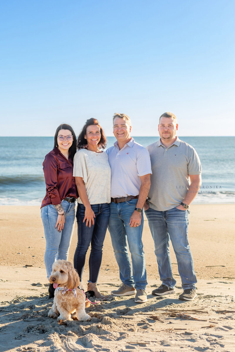 bald head island nc, family photos, adult children, 50th birthday celebration