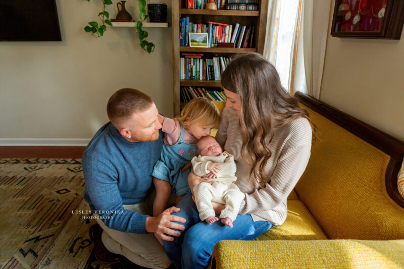 a gift to your children, newborn family portraits, inhome family photos, family photographer, wilmington nc