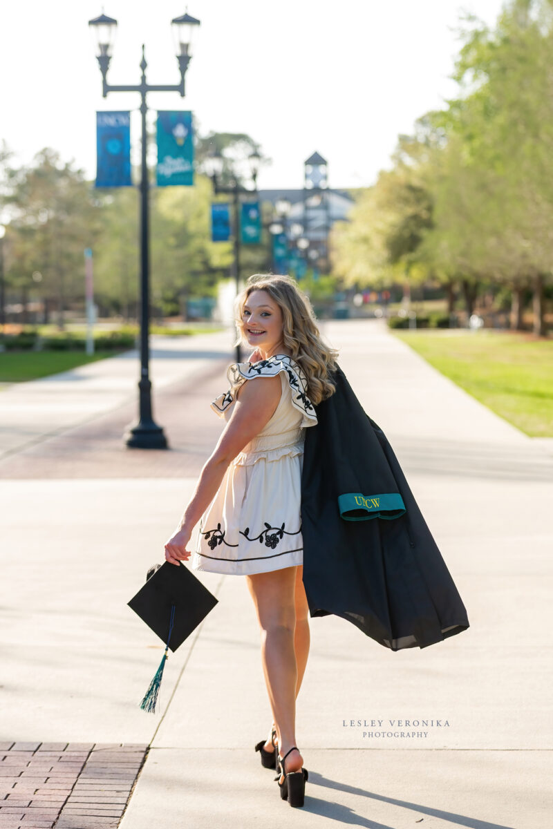 College Graduation Portraits, University of North Carolina at Wilmington, UNCW portraits, grad,